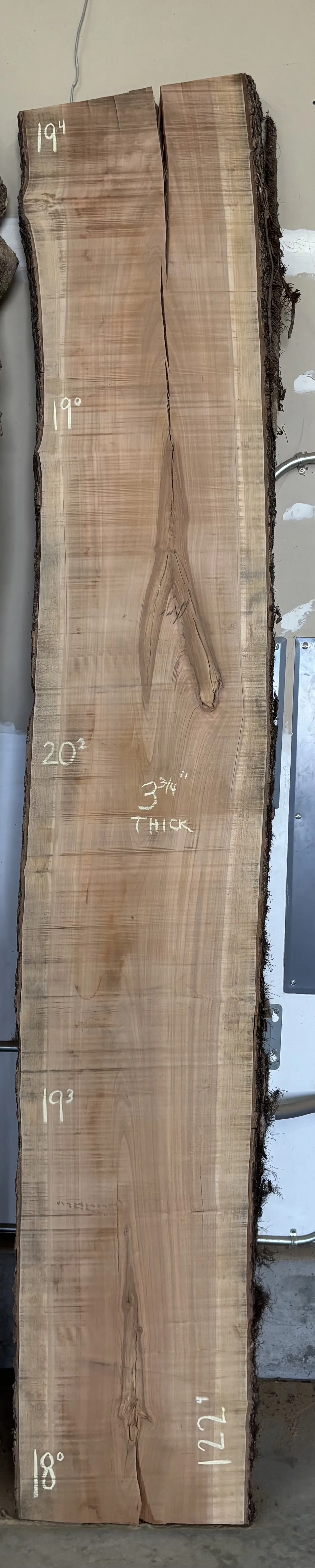Cherry Slab A — Cherry live edge slab photo 1