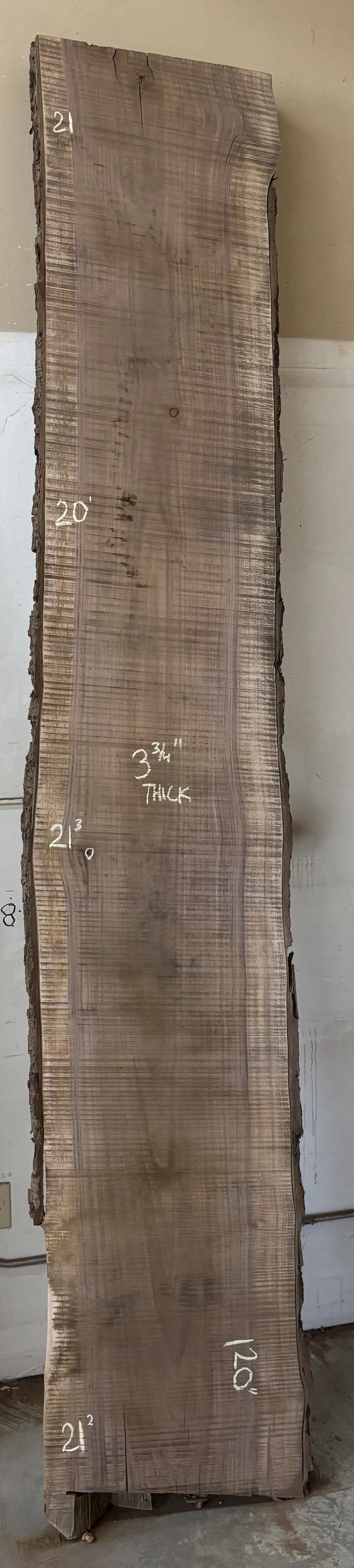 Walnut Slab A — Walnut live edge slab photo 1