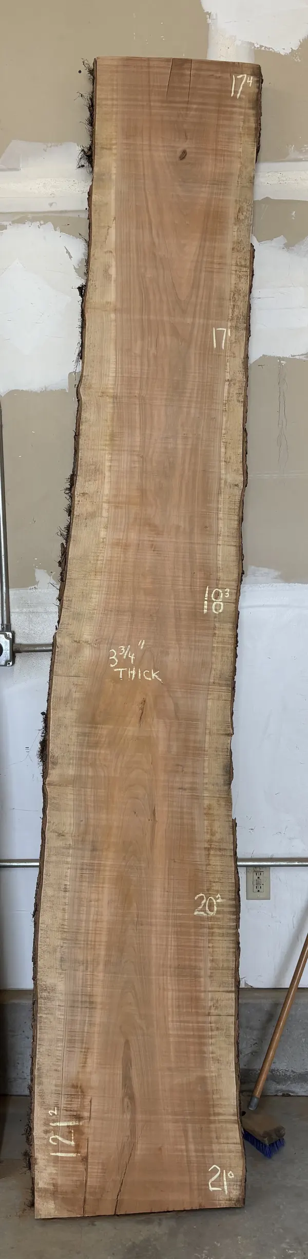 Cherry Slab B — Cherry live edge slab